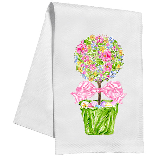 Easter Topiary Hand Towel