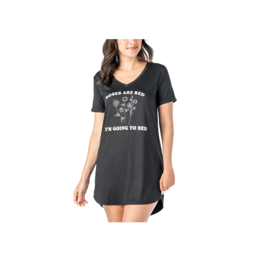 Roses Are Red Sleep Shirt