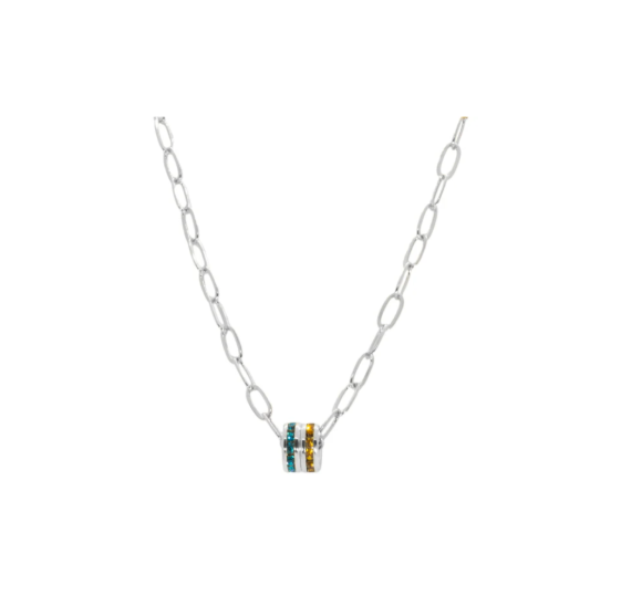 Mini Silver Birthstone Charm
