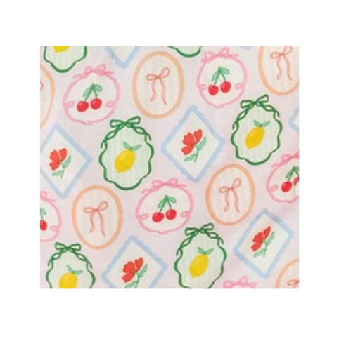 Fruit Cocktail Ruffle PJ Set