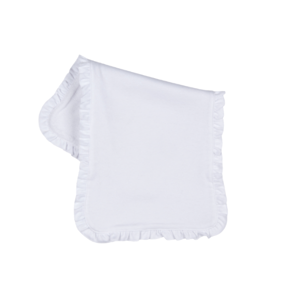 Ruffle Burp Cloth