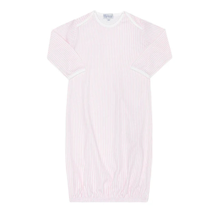Pink Stripe Baby Gown