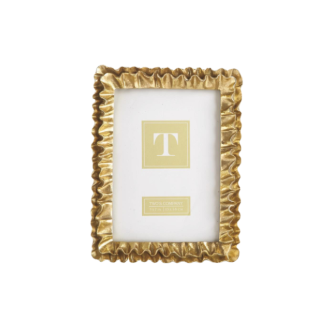 Gold Ruffle Frame