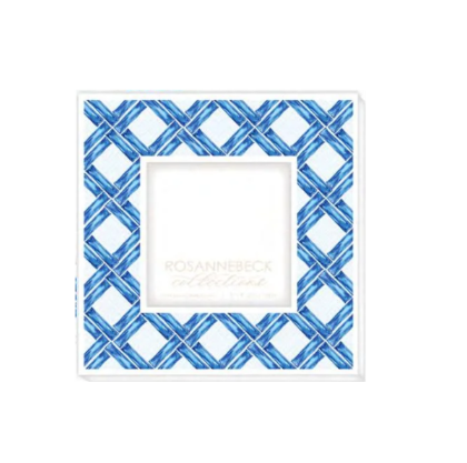 Blue Bamboo Frame (4x4)