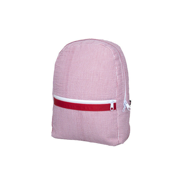 Small Seersucker Backpack
