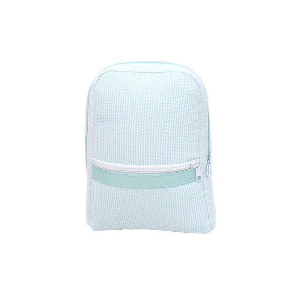 Small Seersucker Backpack