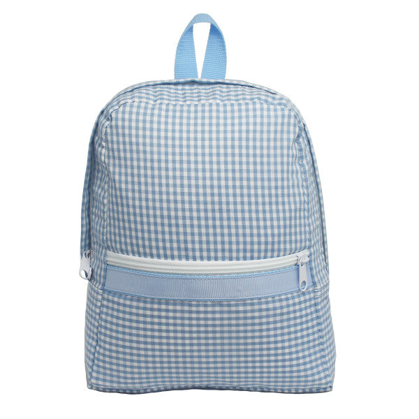 Small Seersucker Backpack