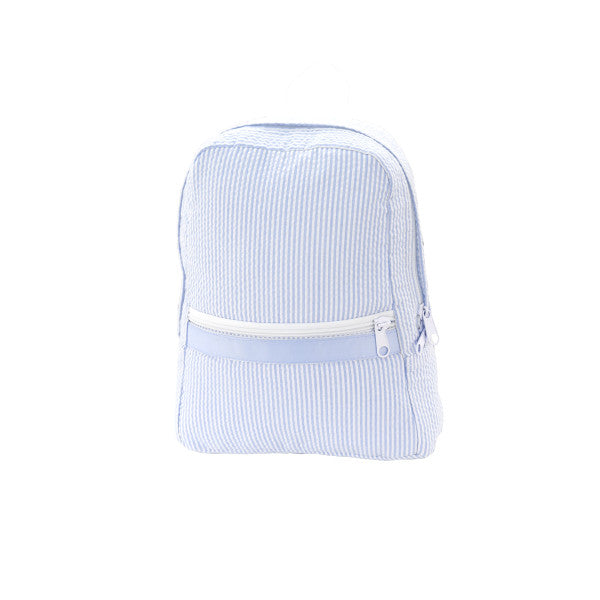 Small Seersucker Backpack