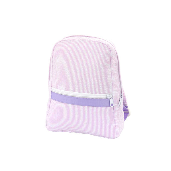 Small Seersucker Backpack