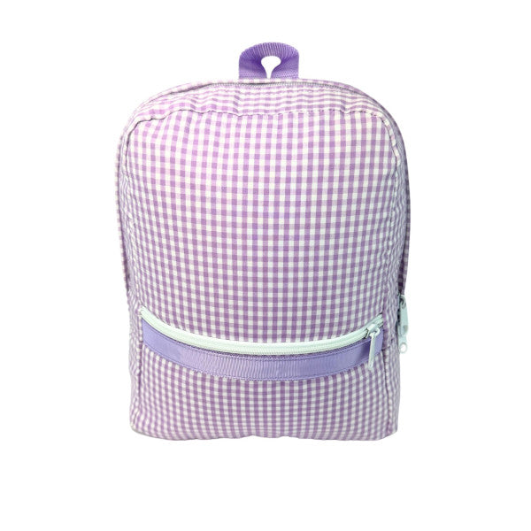 Small Seersucker Backpack