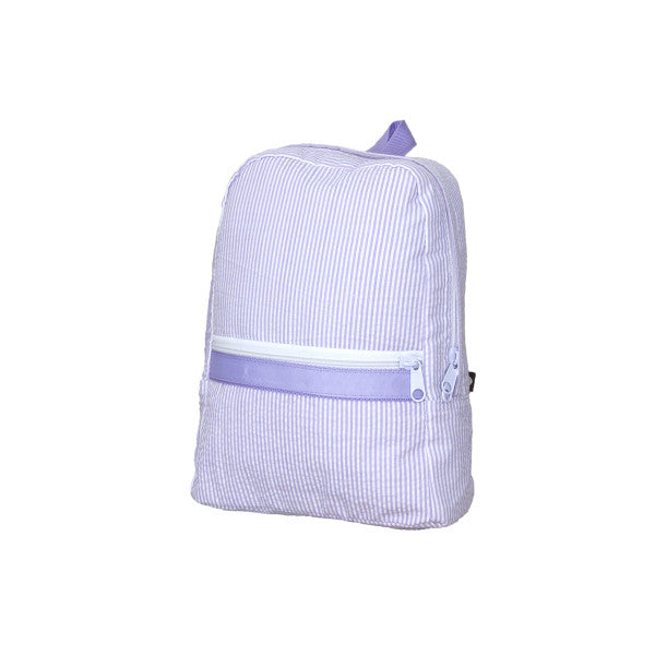 Small Seersucker Backpack