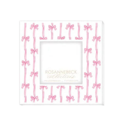 Pink Bow Frame (4x4)