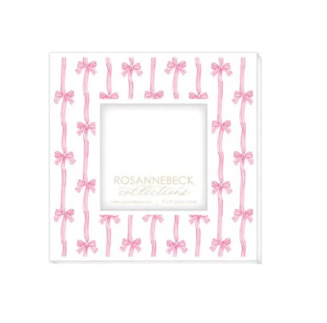 Pink Bow Frame (4x4)