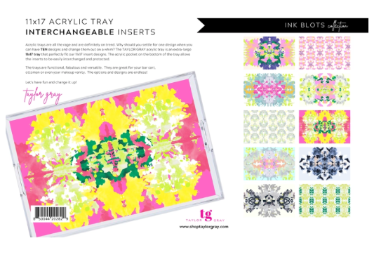 Interchangeable Serving Tray Inserts