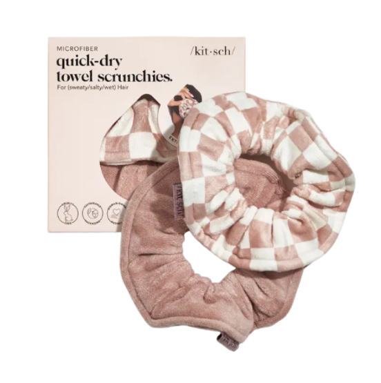 Kitsch Quick Dry Towel Scrunchies (2)