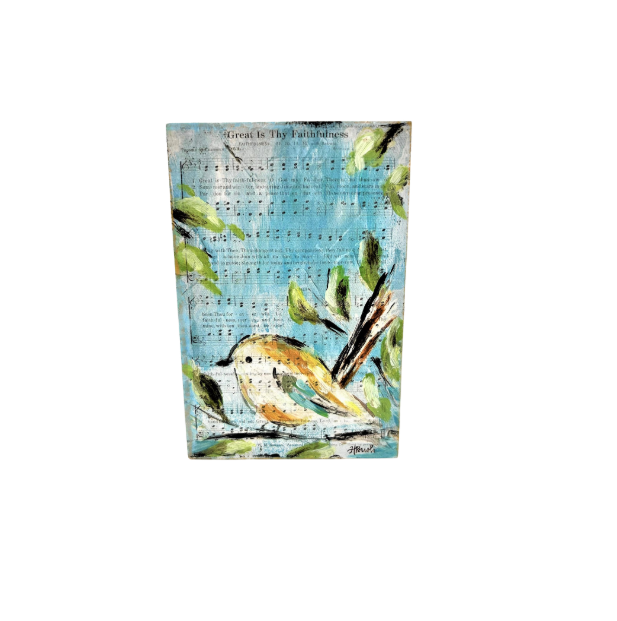 Great Is Thy Faithfulness Wood Block