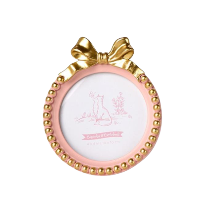 Round Frame with Bow