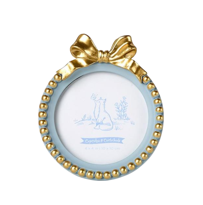 Round Frame with Bow