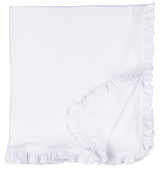 Ruffle Baby Blanket
