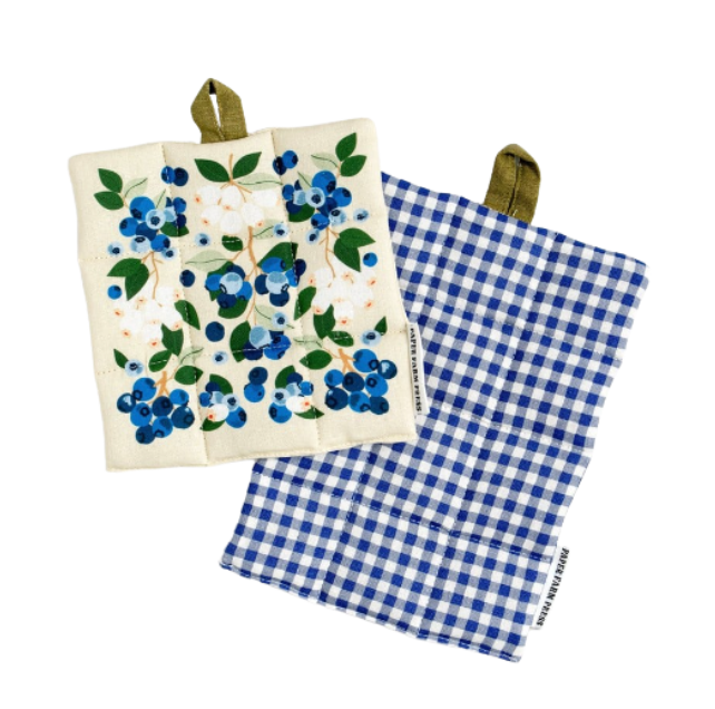 Fruit Patterned Potholder Set
