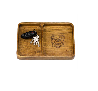 Wooden Bulldog Tray