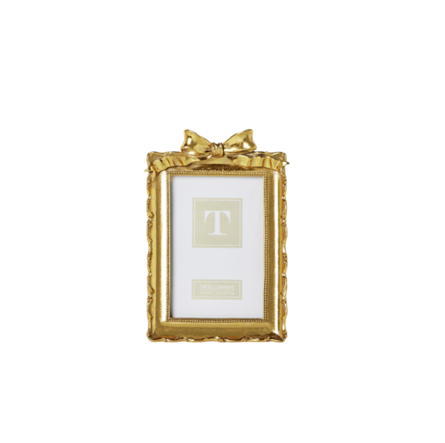 Gold Frame with Bow