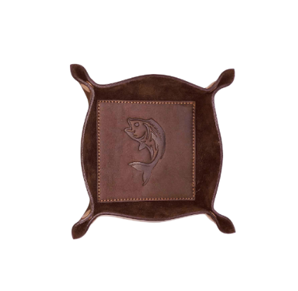 Embossed Leather Valet