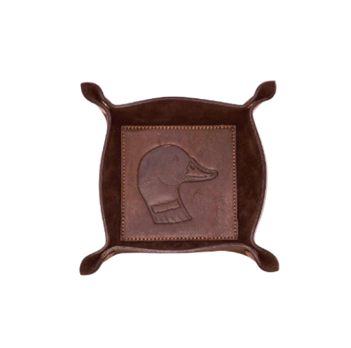 Embossed Leather Valet