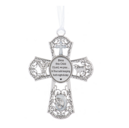 Crib Cross Ornament