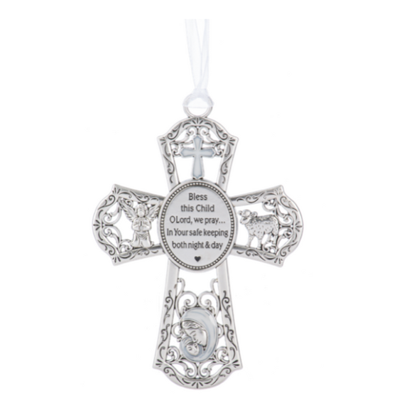 Crib Cross Ornament