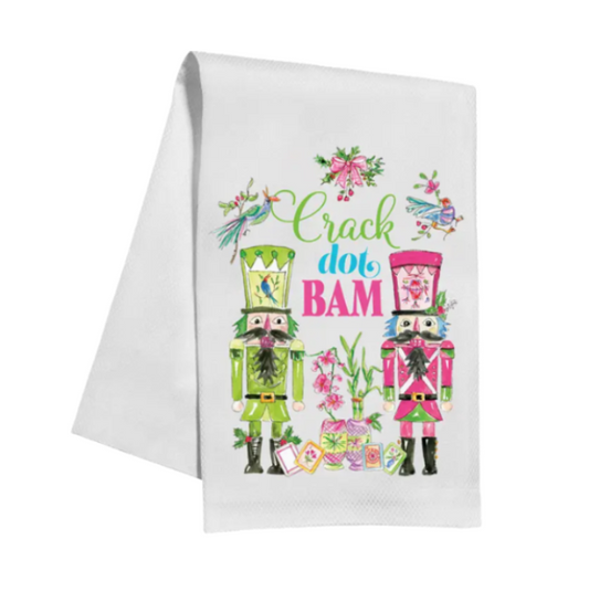 Christmas Mahjong Hand Towel