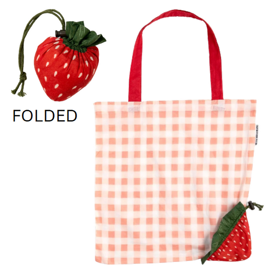 Fruit Patterned Foldable Market Tote