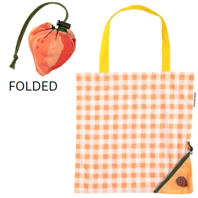 Fruit Patterned Foldable Market Tote