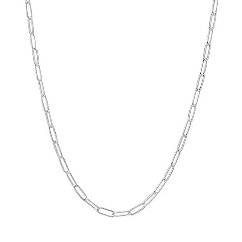 Paperclip Birthstone Chain