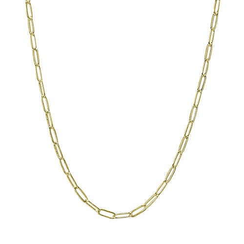 Paperclip Birthstone Chain