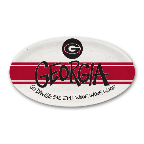 UGA - Oval Tray