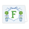 Boxwood Topiary Folded Note Cards