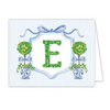 Boxwood Topiary Folded Note Cards