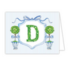 Boxwood Topiary Folded Note Cards