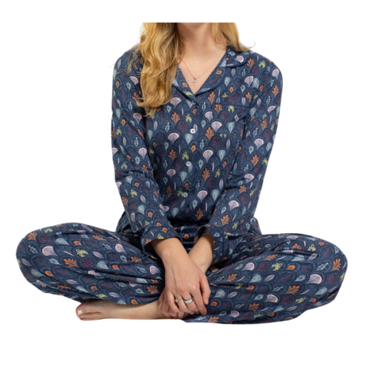 Women's Fall Leaves PJ Set