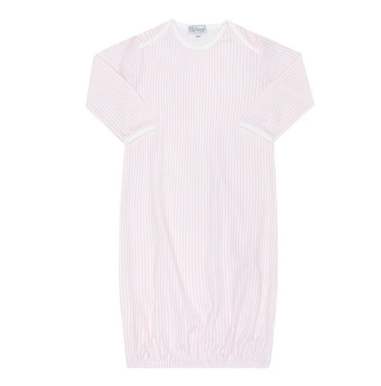 Pink Stripe Baby Gown