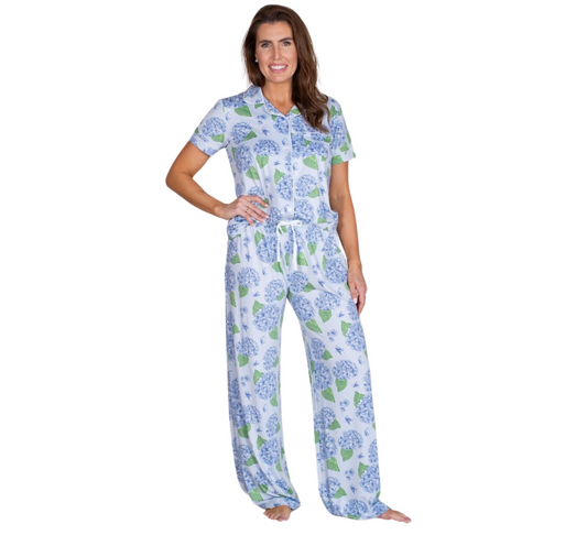 Women's Hydrangea PJ Set