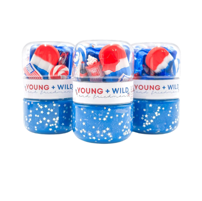4th of July Grab and Go Dough Jar