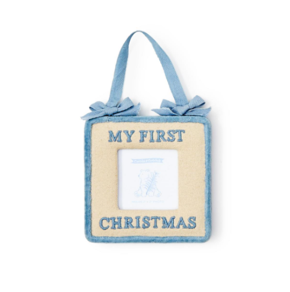 Embroidered 1st Christmas Frame