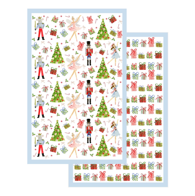 Double Sided Christmas Tea Towel