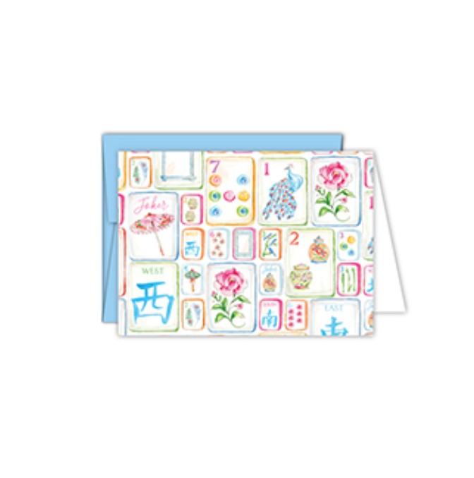 Mahjong Folded Notecards