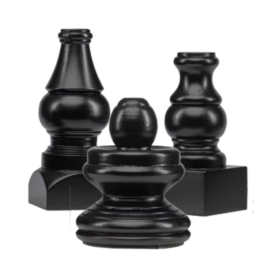 Wooden Finial Base