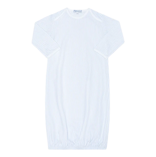 Blue Stripe Baby Gown