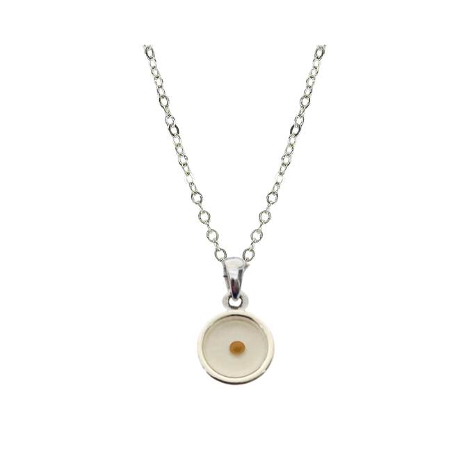 Mustard Seed Circle Necklace