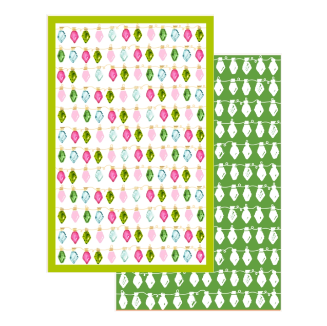 Double Sided Christmas Tea Towel